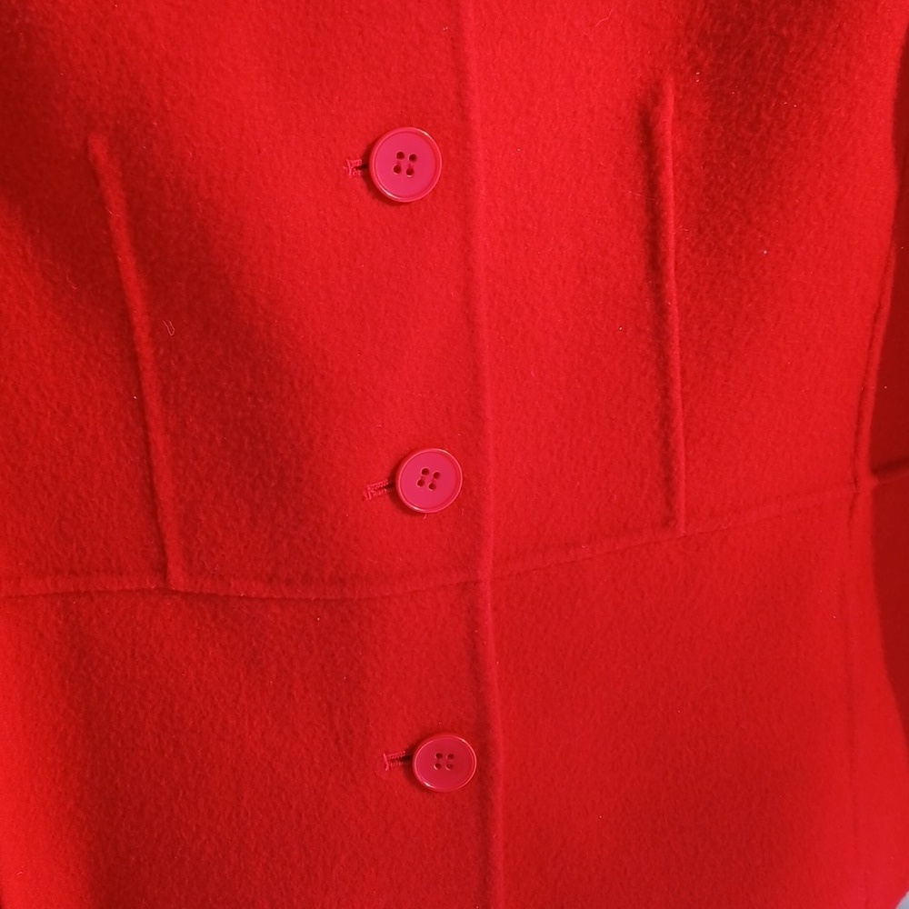 Talbots 90% Wool Tailered Jacket Sz 8 - Picture 6 of 11